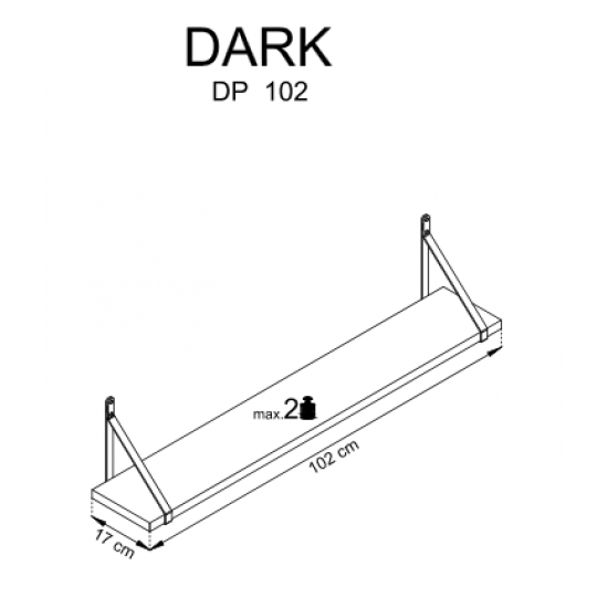 Dark DP102 polc